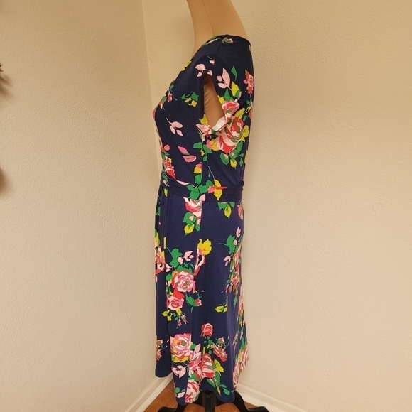 Lands' End Franciso Rodriguez Design Floral Dress - Picture 4 of 5